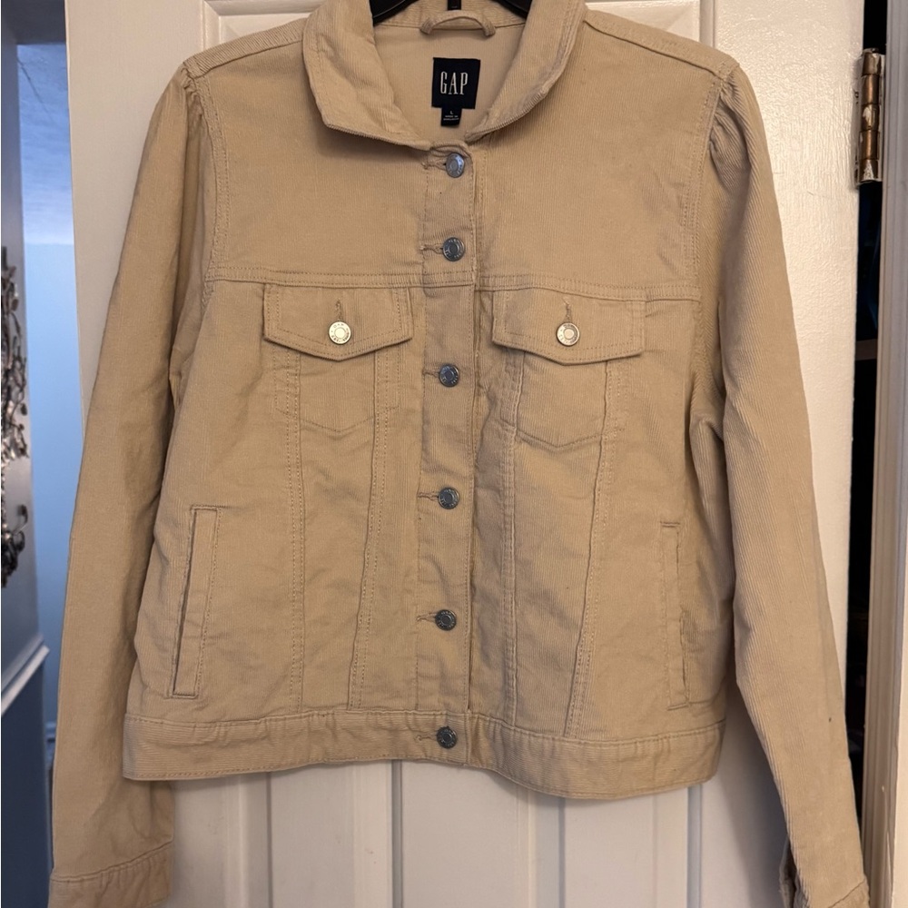 GAP Women's Tan Jacket Large NWOT